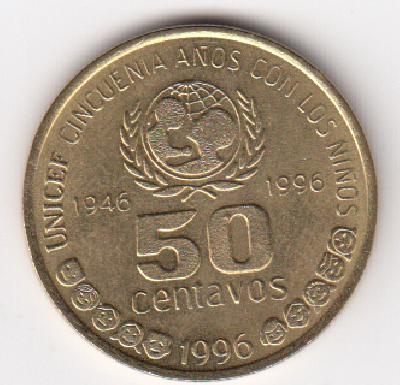 Beschrijving: 50 Centavo  UNICEF